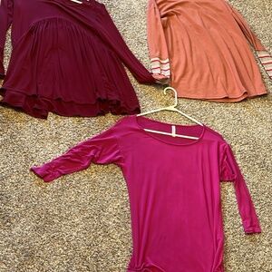 3 women’s boutique tops
